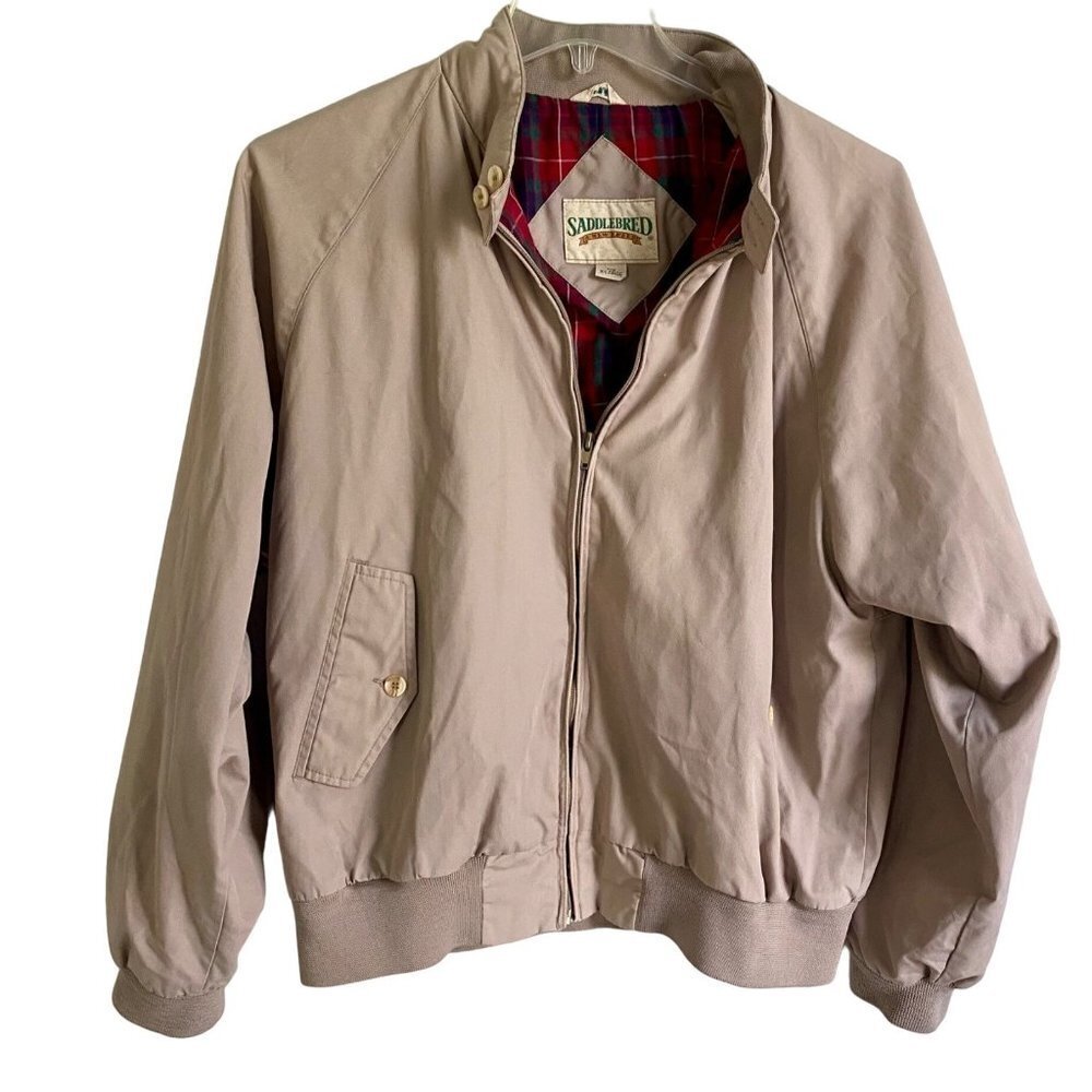 Saddlebred Full Zip Vintage Men's Jacket with Pockets XL